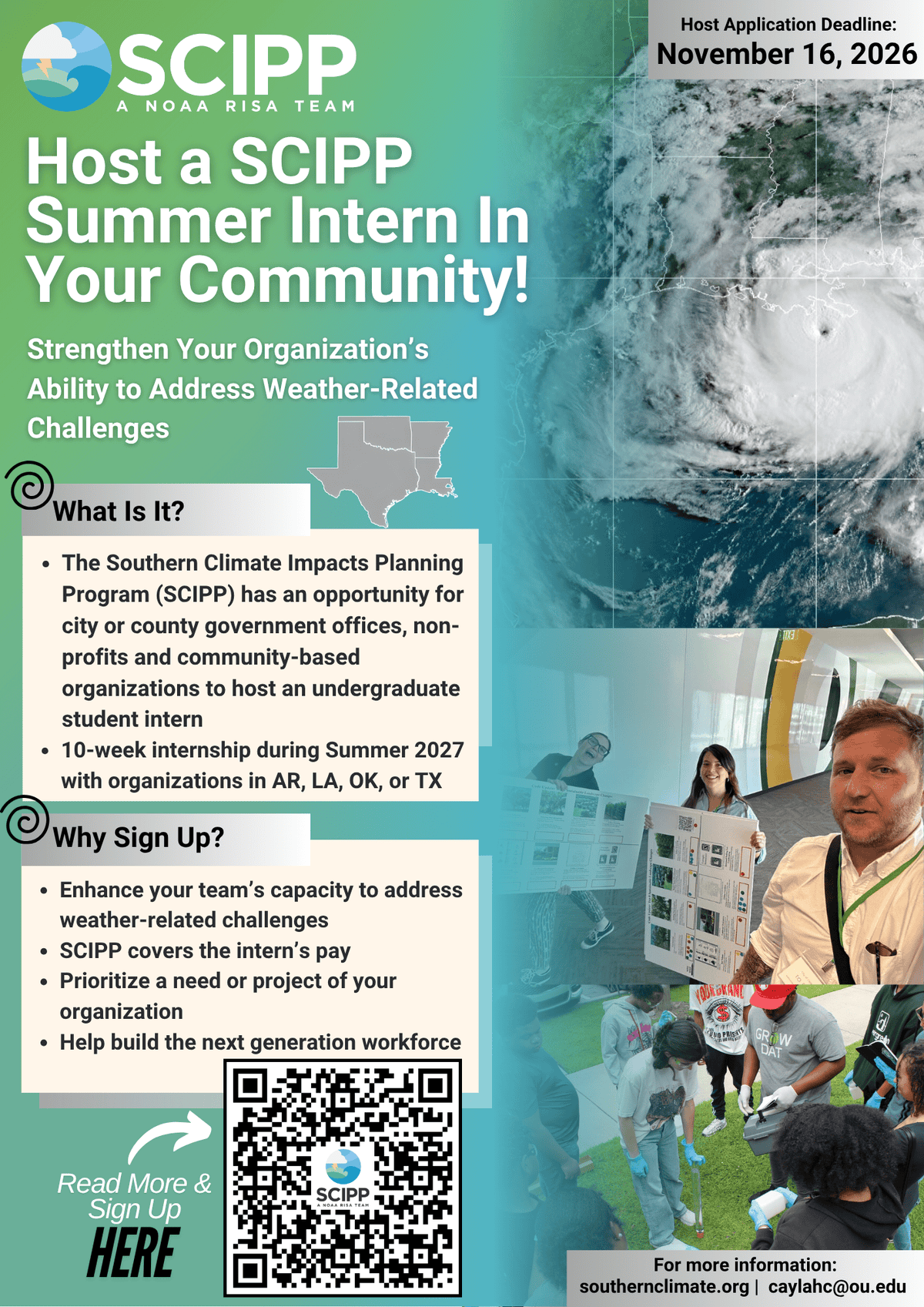 2027 Flyer SCIPP Internship Host 2027 Flyer SCIPP Internship Host