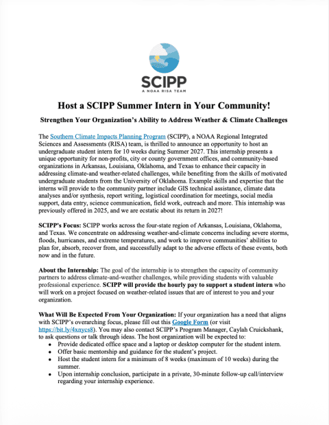 SCIPP 2027 Summer Internship